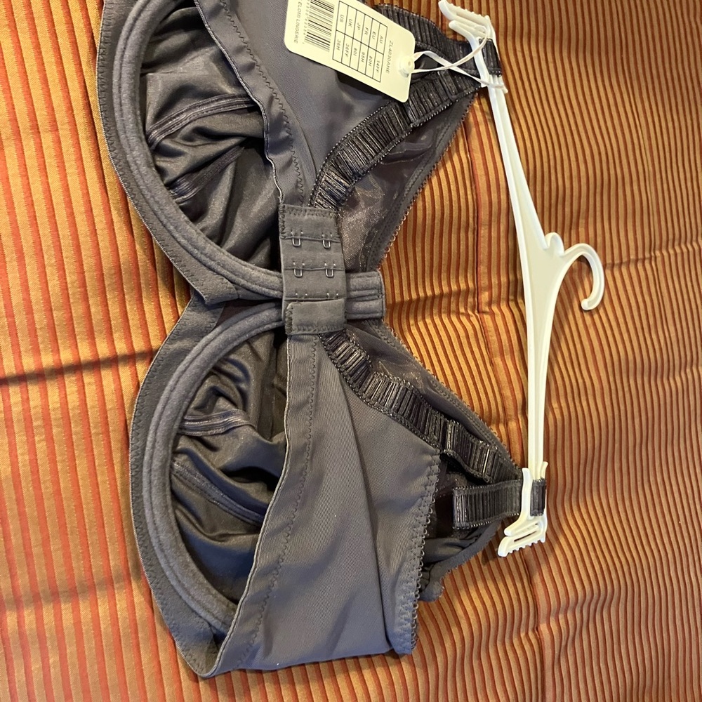 Elegant Charcoal Bra